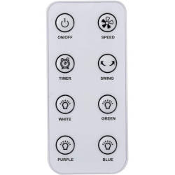 Ventiliatorius Ardes Muna Bladeless, su nuotoliniu valdymu