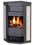 Plieninė krosnelė Victoria Pearl B, 14 kW