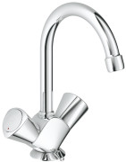 Praustuvo maišytuvas Grohe Costa S, chromas, su 2 rankenėlėmis