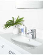 Praustuvo maišytuvas Gustavsberg Nautic, chromas, su vožtuvu