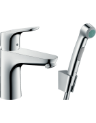 Praustuvo maišytuvas Hansgrohe Focus 100, su dušeliu