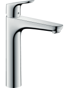 Praustuvo maišytuvas Hansgrohe Focus 190, chromas, su vožtuvu