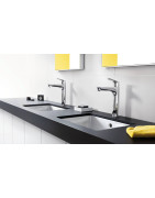 Praustuvo maišytuvas Hansgrohe Focus 190, chromas, su vožtuvu