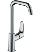 Praustuvo maišytuvas Hansgrohe Focus 240, chromas, su vožtuvu