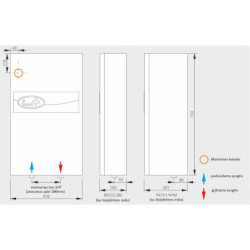 Elektrinis katilas šildymui Kospel EKCO.LN2m 6kW
