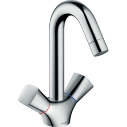 Praustuvo maišytuvas Hansgrohe Logis 150, chromas, su vožtuvu