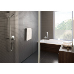 Praustuvo maišytuvas Hansgrohe Logis 190, chromas, su vožtuvu