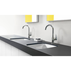 Praustuvo maišytuvas Hansgrohe Logis 210, chromas, su vožtuvu