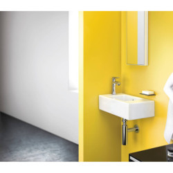 Praustuvo maišytuvas Hansgrohe Metris 100, chromas, su vožtuvu