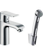 Praustuvo maišytuvas Hansgrohe Metris 110, su rankiniu dušeliu