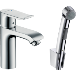 Praustuvo maišytuvas Hansgrohe Metris 110, su rankiniu dušeliu