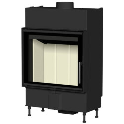 Plieninis židinio ugniakuras Romotop KV HEAT H2N01, 11kW