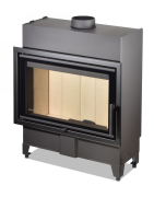 Plieninis židinio ugniakuras Romotop KV HEAT H2P13, 8kW