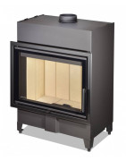 Plieninis židinio ugniakuras Romotop KV HEAT H2Z01, 12kW