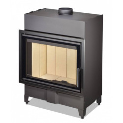 Plieninis židinio ugniakuras Romotop KV HEAT H2Z01, 12kW