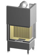 Plieninis židinio ugniakuras Spartherm Varia 2R-51H 4S, 9kW