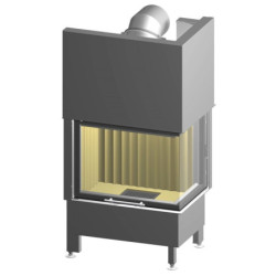 Plieninis židinio ugniakuras Spartherm Varia 2R-51H 4S, 9kW