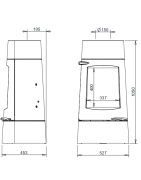 Ketinė krosnelė Invicta Aratos, 12 kW