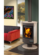 Plieninė krosnelė Romotop Stromboli N02, su keramika, 8kW