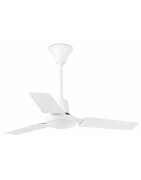 Lubų ventiliatorius Faro Mini Indus, 5 greičių, baltos spalvos