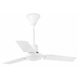 Lubų ventiliatorius Faro Mini Indus, 5 greičių, baltos spalvos