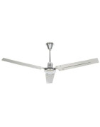 Lubų ventiliatorius Faro Indus, 5 greičių, chromo spalvos