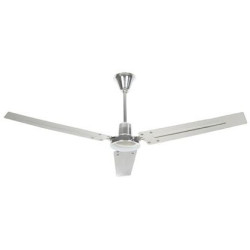 Lubų ventiliatorius Faro Indus, 5 greičių, chromo spalvos