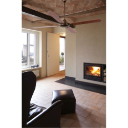 Lubų ventiliatorius Faro Malvinas, 5 greičių, rudos spalvos