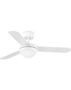 Lubų ventiliatorius Faro Feroe, su šviestuvu, įvairių spalvų