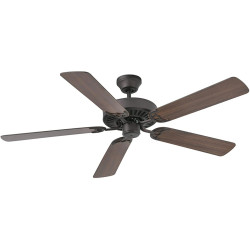 Lubų ventiliatorius Faro Aloha, be šviestuvo, rudos spalvos