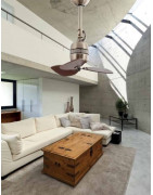 Lubų ventiliatorius Faro Vedra, be šviestuvo, auksinės spalvos