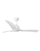 Lubų ventiliatorius Faro Lakki, be šviestuvo, baltos spalvos