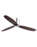 Lubų ventiliatorius Faro Nias, su DC varikliu, nikelio spalvos