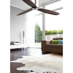 Lubų ventiliatorius Faro Nias, su DC varikliu, nikelio spalvos