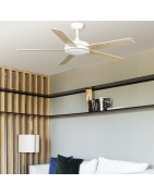 Lubų ventiliatorius Faro Nova, be šviestuvo, baltos spalvos