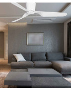 Lubų ventiliatorius Faro Pemba, su DC varikliu, baltos spalvos