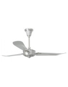 Lubų ventiliatorius Faro Aoba, be šviestuvo, pilkos spalvos