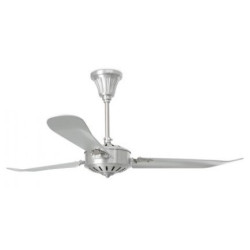 Lubų ventiliatorius Faro Aoba, be šviestuvo, pilkos spalvos