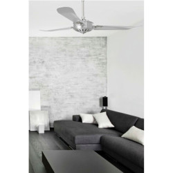 Lubų ventiliatorius Faro Aoba, be šviestuvo, pilkos spalvos