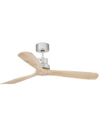 Lubų ventiliatorius Faro Lantau, be šviestuvo, nikelio spalvos