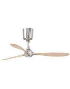 Lubų ventiliatorius Faro Itaca, su DC varikliu, nikelio spalvos