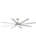 Lubų ventiliatorius Faro Century LED, su šviestuvu, pilkas