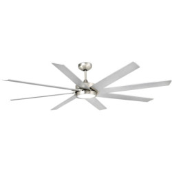 Lubų ventiliatorius Faro Century LED, su šviestuvu, pilkas