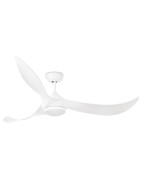 Lubų ventiliatorius Faro Bahamas LED, su šviestuvu, baltas