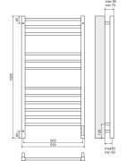Elektrinis rankšluosčių džiovintuvas Terminus Sicilia C12