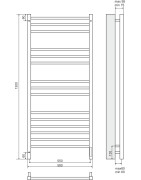 Elektrinis rankšluosčių džiovintuvas Terminus Sicilia C15