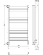 Elektrinis rankšluosčių džiovintuvas Terminus Vatikan C12