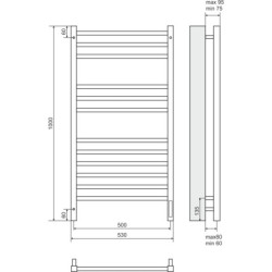Elektrinis rankšluosčių džiovintuvas Terminus Vatikan C12