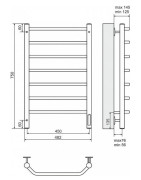 Elektrinis rankšluosčių džiovintuvas Terminus Victoria C7