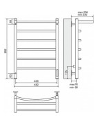 Elektrinis rankšluosčių džiovintuvas Terminus Classic C6